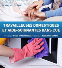 Les travailleuses domestiques et les aidants dans l’UE : mon intervention au Parlement Européen.