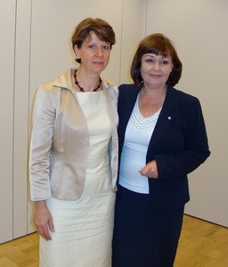 Rencontre entre Marie Béatrice Levaux et Jolanta Fedak