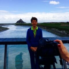 Un Mont Saint Michel aux couleurs du Tour de France